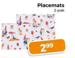 Trekpleister Placemats aanbieding