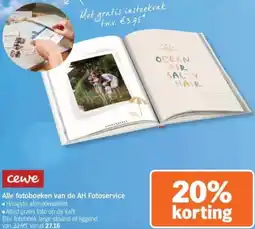 Albert Heijn Cewe Alle fotoboeken van de AH Fotoservice aanbieding