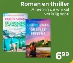 Trekpleister Roman en thriller aanbieding