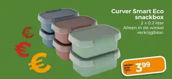 Trekpleister Curver smart eco snackbox aanbieding