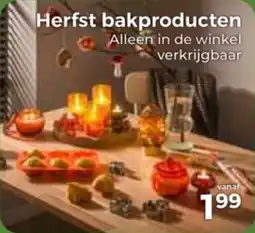 Trekpleister Herfst bakproducten aanbieding
