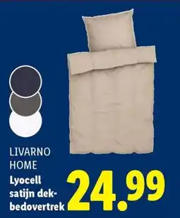 Lidl LIVARNO HOME Lyocell satijn dek bedovertrek aanbieding