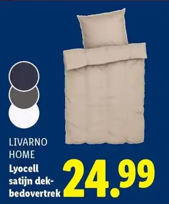 Lidl LIVARNO HOME Lyocell satijn dek bedovertrek aanbieding