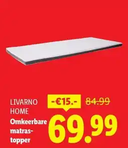 Lidl LIVARNO HOME Omkeerbare matras topper aanbieding