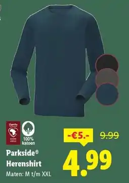 Lidl Parkside herenshirt aanbieding