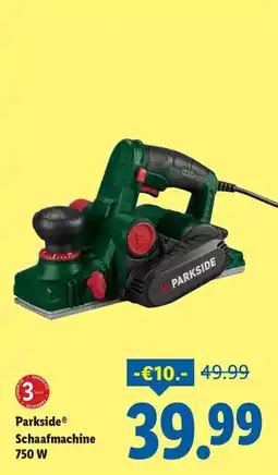 Lidl Parkside schaafmachine 750 w aanbieding