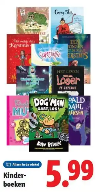 Lidl Kinder boeken aanbieding