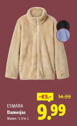 Lidl ESMARA damesjas aanbieding