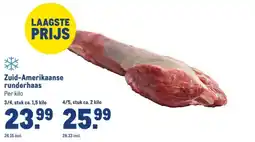 Makro Zuid-Amerikaanse runderhaas aanbieding