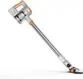 Bol.com TurboTronic IQ8 Draadloze steelstofzuiger met Handstofzuiger - Zilver/Oranje aanbieding