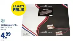 Makro Varkensspareribs aanbieding