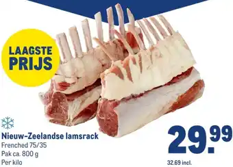Makro Nieuw-Zeelandse lamsrack aanbieding