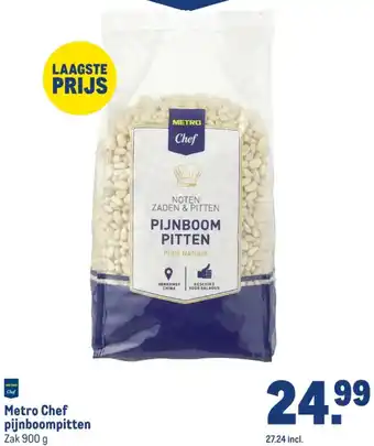 Makro Metro Chef pijnboompitten aanbieding