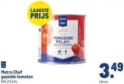 Makro Metro Chef gepelde tomaten aanbieding