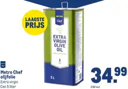 Makro Metro Chef olijfolie aanbieding