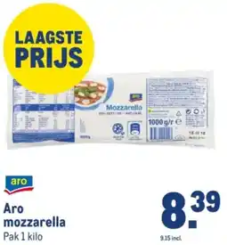 Makro Aro mozzarella aanbieding