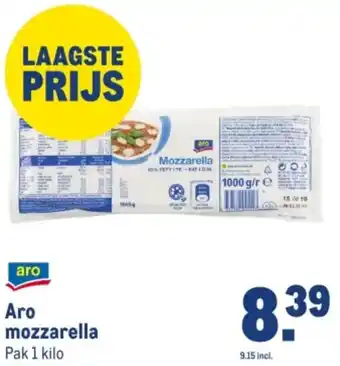 Makro Aro mozzarella aanbieding
