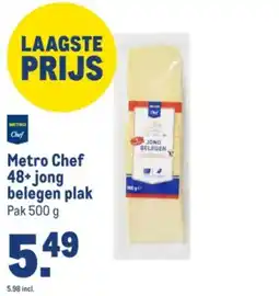 Makro Metro Chef 48+ jong belegen plak aanbieding
