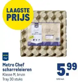 Makro Metro Chef scharreleieren aanbieding