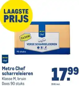 Makro Metro Chef scharreleieren aanbieding