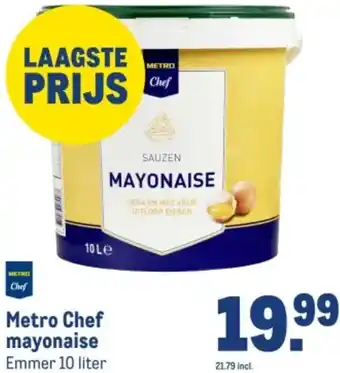 Makro Metro Chef mayonaise aanbieding