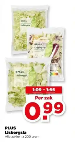 PLUS PLUS IJsbergsla aanbieding