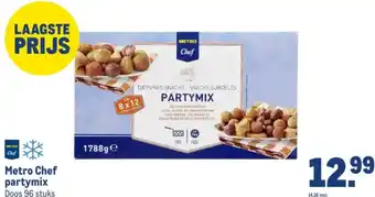 Makro Metro Chef partymix aanbieding