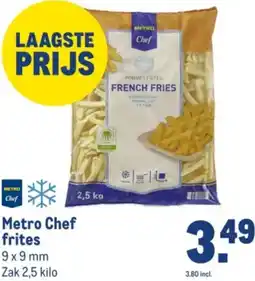 Makro Metro Chef frites aanbieding