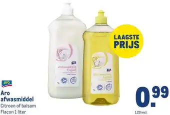 Makro Aro afwasmiddel aanbieding