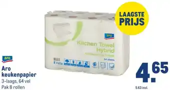 Makro Aro keukenpapier aanbieding