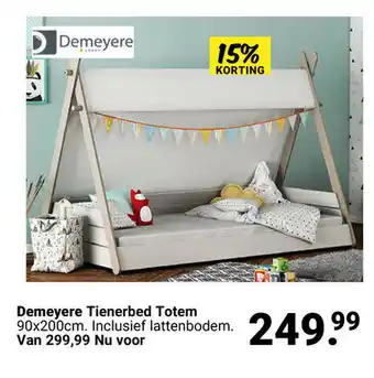 Van Asten BabySuperstore Demeyere Tienerbed Totem aanbieding