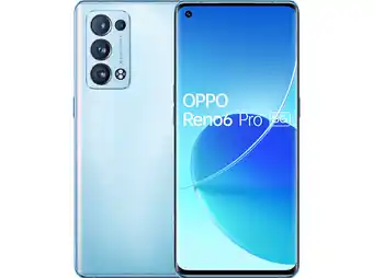 MediaMarkt OPPO Reno6 Pro 5G - 256 GB Arctic Blue aanbieding