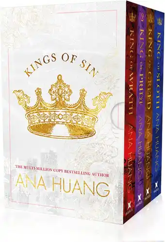 Amazon Ana Huang's King Of Series: 4-Book Boxset aanbieding