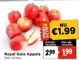 Vomar Voordeelmarkt Royal Gala Appels aanbieding