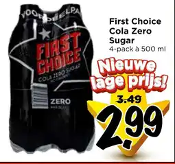 Vomar Voordeelmarkt First Choice Cola Zero Sugar aanbieding