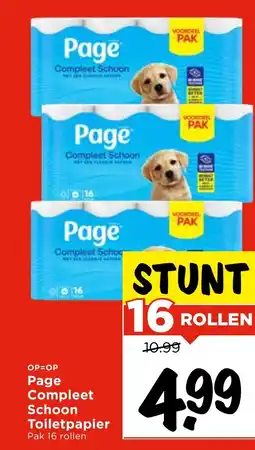 Vomar Voordeelmarkt Page Compleet Schoon Toiletpapier aanbieding