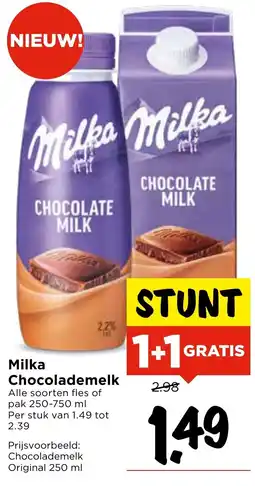 Vomar Voordeelmarkt Milka Chocolademelk aanbieding