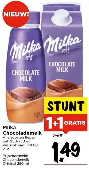 Vomar Voordeelmarkt Milka Chocolademelk aanbieding