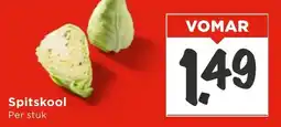 Vomar Voordeelmarkt Spitskool aanbieding