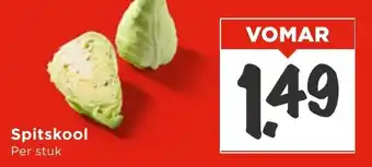 Vomar Voordeelmarkt Spitskool aanbieding
