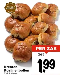 Vomar Voordeelmarkt Krenten Rozijnenbollen aanbieding