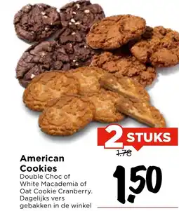 Vomar Voordeelmarkt American Cookies aanbieding