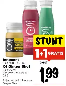 Vomar Voordeelmarkt Innocent Of Ginger Shot aanbieding
