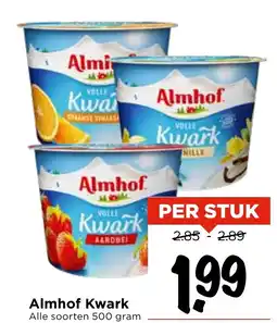 Vomar Voordeelmarkt Almhof Kwark aanbieding