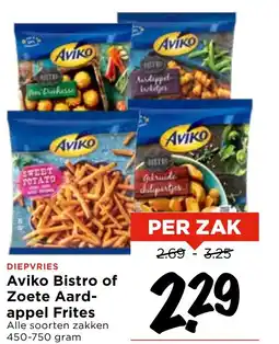 Vomar Voordeelmarkt Aviko Bistro of Zoete Aard appel Frites aanbieding