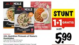 Vomar Voordeelmarkt XXL Nutrition Fitmeals of Mama's Maaltijden aanbieding