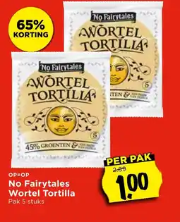 Vomar Voordeelmarkt No Fairytales Wortel Tortilla aanbieding