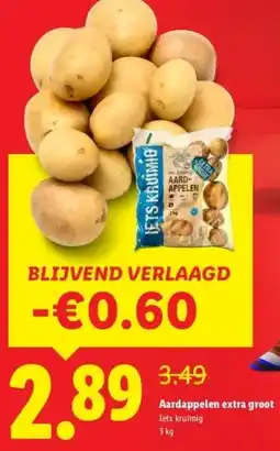 Lidl Aardappelen extra groot Iets kruimig aanbieding