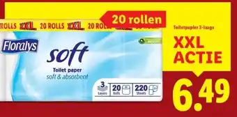 Lidl Toiletpapier 3-laags aanbieding