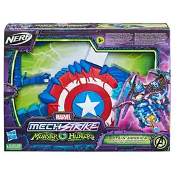 Top1Toys Nerf Marvel Mech Strike Monster Hunters Captain America aanbieding